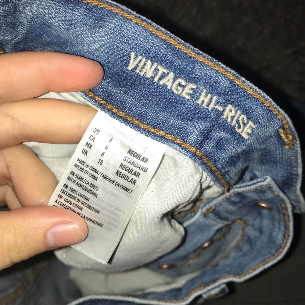 American Eagle two tone jeans